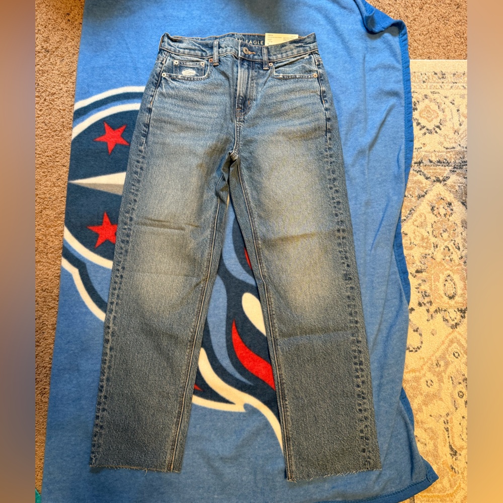 American Eagle Super High-Rise Ankle Straight sz 0 short